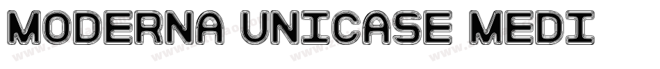 Moderna Unicase Medi字体转换